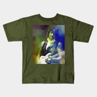 Jeff Beck Guitar Virtuoso Kids T-Shirt